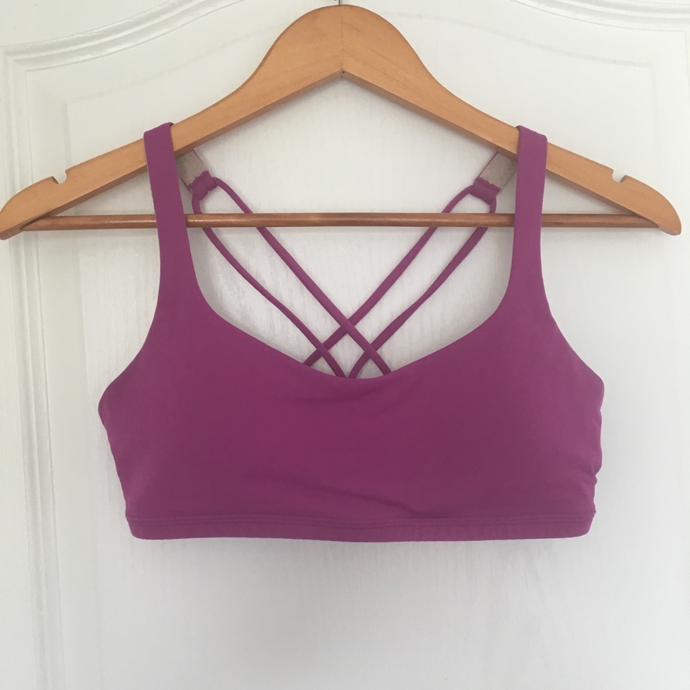 Lululemon Magenta Free To Be Bra - 6